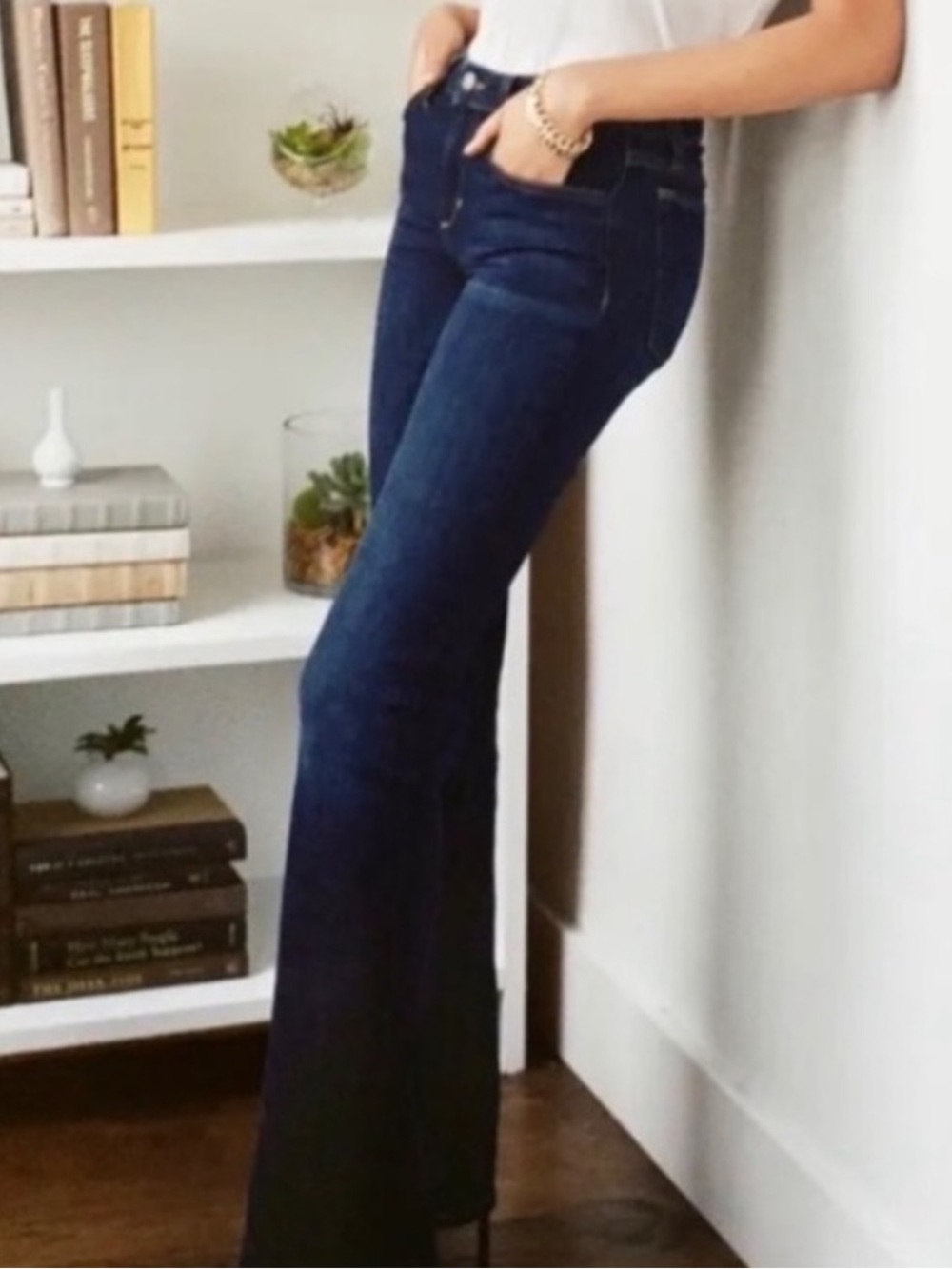 Joe’s Jeans Booty Fit Bootcut Jeans Dark Wash Stretch Denim Size 29